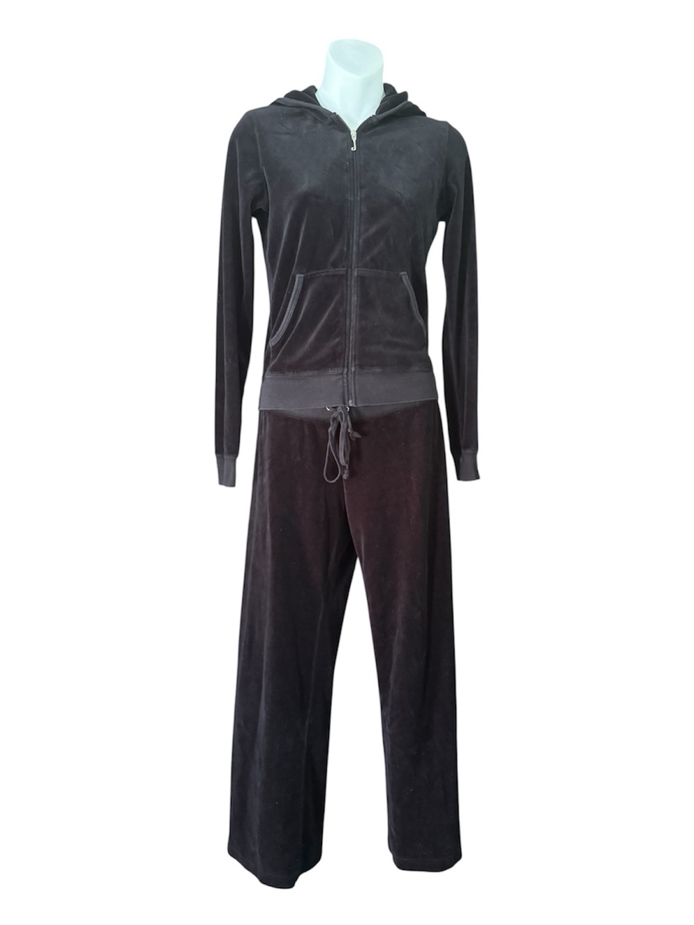 Juicy Couture Black Tracksuit 2 piece Set Size S